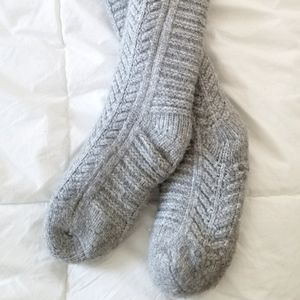 Indigo Reading Socks